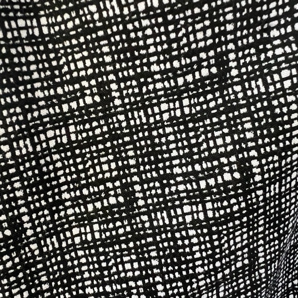 Lane Bryant Plus Lena Grid Print Bootcut Pants Black White Career Work Size 16 - Picture 8 of 12